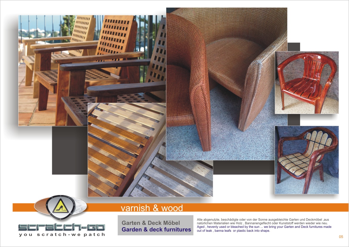 Garden furniture restauration